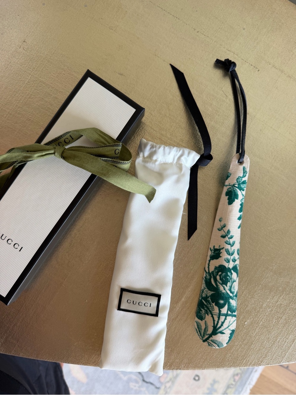 Green Floral Shoe Horn - Picture 11 of 13